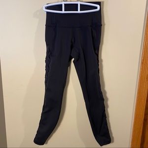 Lululemon Mesh Crisscross Accent Leggings